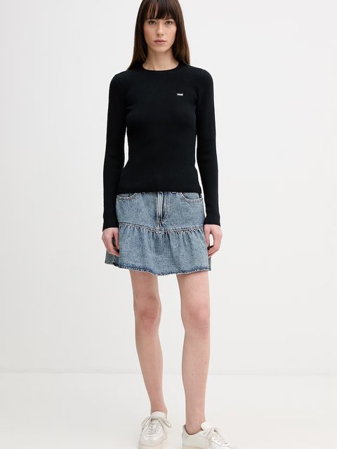 Levi's spódnica jeansowa bawełniana FLOUNCE MINI - zdjęcie produktu nr 2