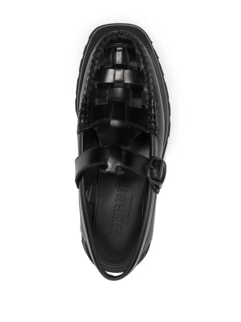 Hereu Cranc Sport slingback loafers - Black