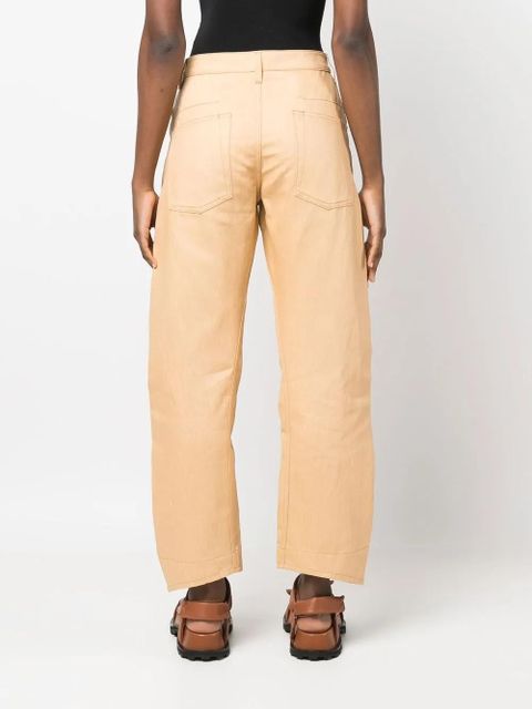 Jil Sander high-waisted tapered jeans - Neutrals - zdjęcie produktu nr 2