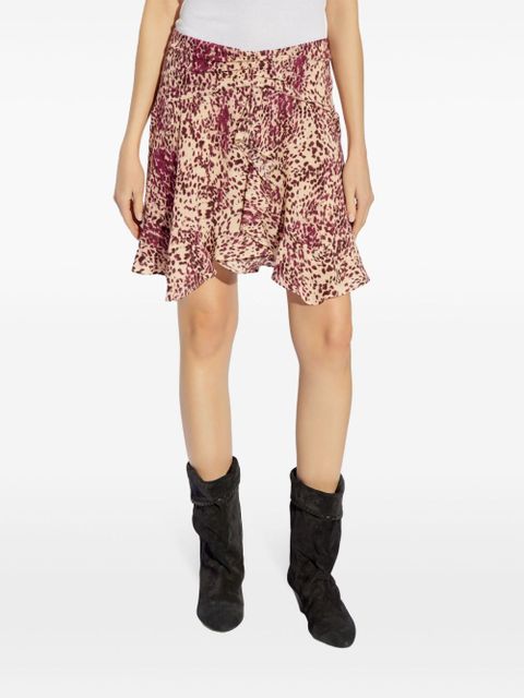 ISABEL MARANT Ozany draped mini skirt - Neutrals - zdjęcie produktu nr 2