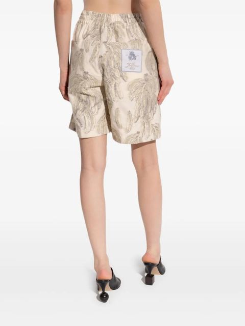 Jacquemus graphic-print shorts - Neutrals