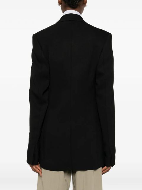 TOTEME boxy double-breasted blazer - Black