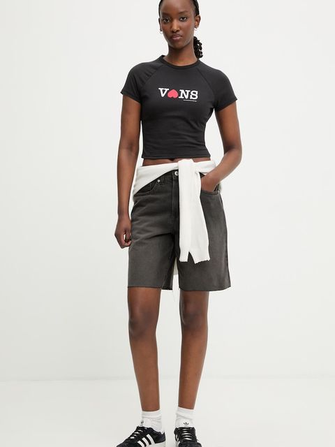 Vans T-shirt damski bawełniany - zdjęcie produktu nr 1