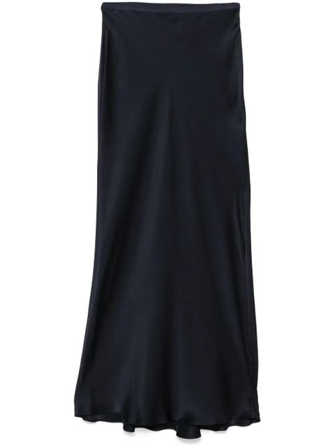 ANINE BING silk midi skirt - Blue - zdjęcie produktu nr 1