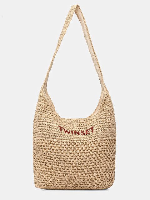 Twinset torebka plażowa damska pleciona - zdjęcie produktu nr 1