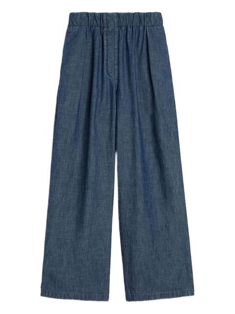 Jil Sander elasticated-waistband trousers - Blue - zdjęcie produktu nr 1