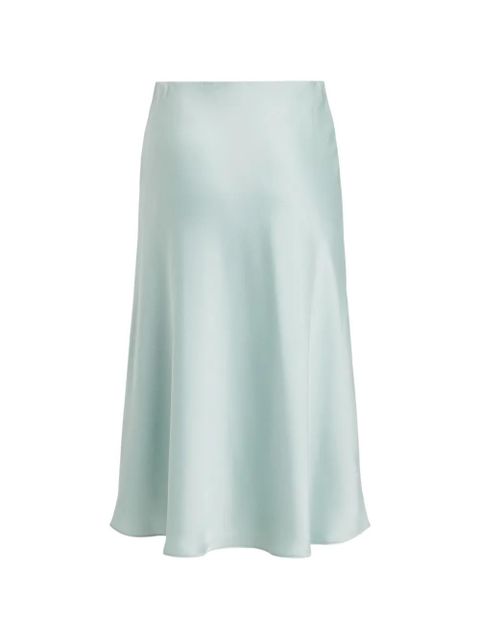 Lauren Ralph Lauren satin-finish slip skirt - Green - zdjęcie produktu nr 2