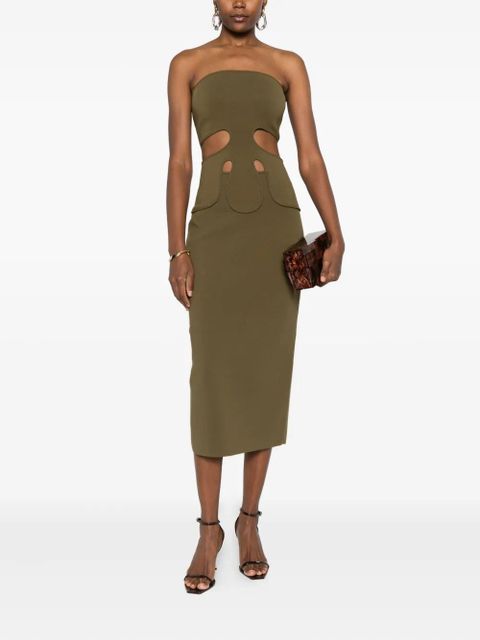 Cult Gaia sleeveless midi dress - Green - zdjęcie produktu nr 2