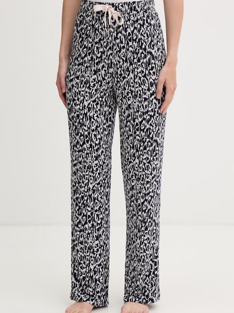 BOSS spodnie piżamowe damskie z wiskozą CI Design_Pants - zdjęcie produktu nr 1