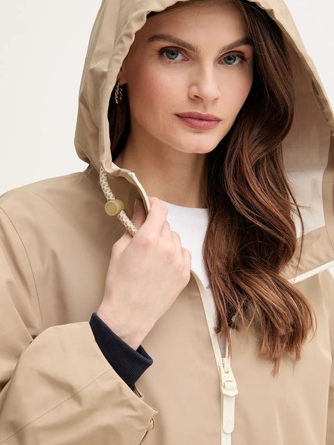 MACKAGE parka damska kolor zielony przejściowa MEKELLE.Z