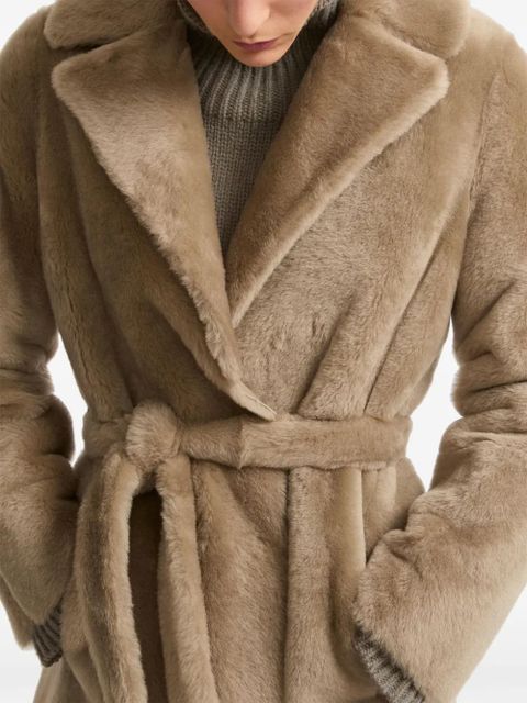 Yves Salomon shearling coat - Brown