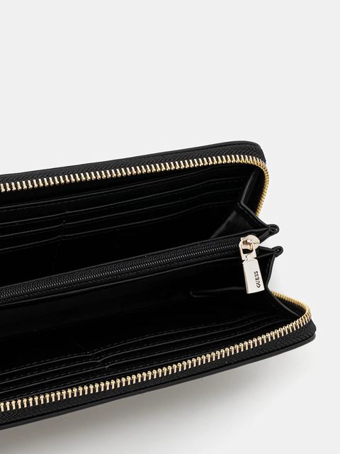 Guess portfel TALENT damski kolor czarny SWNG96 69146 - zdjęcie produktu nr 2