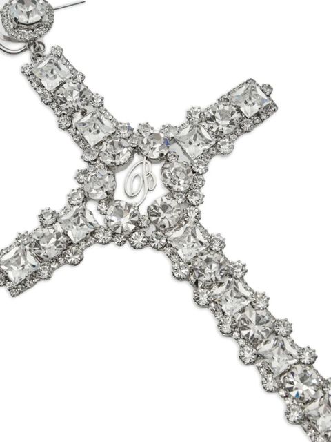 Blumarine cross earring - Silver