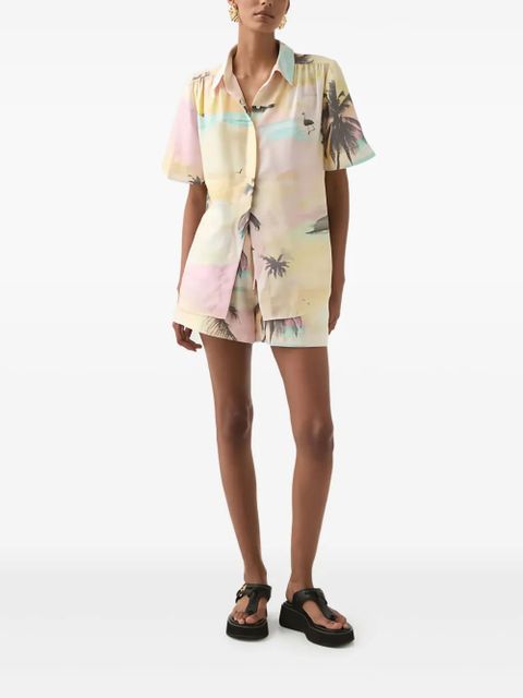 Aje Paradise buttoned shirt - Yellow