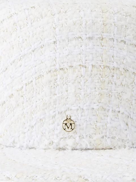 Maison Michel Kiki boater hat - White - zdjęcie produktu nr 2