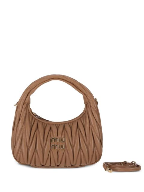 Miu Miu small Wander matelassé tote bag - Brown - zdjęcie produktu nr 1