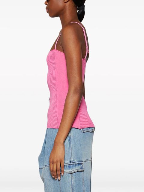 Jacquemus Le haut Sierra knitted top - Pink
