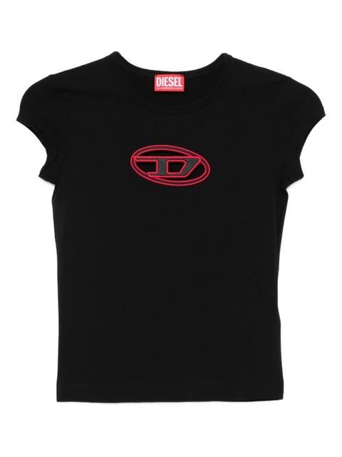 Diesel logo-detail short-sleeve top - Black - zdjęcie produktu nr 1