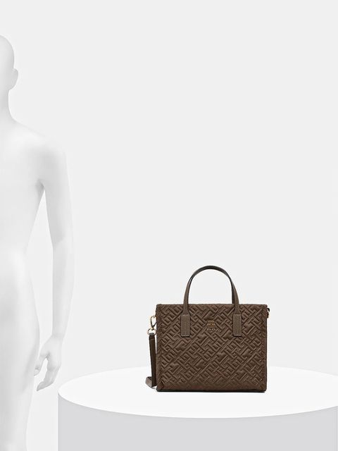 Tommy Hilfiger torebka kolor beżowy AW0AW18162