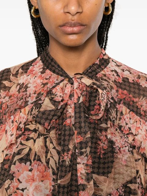ZIMMERMANN Illuminate Flutter blouse - Black