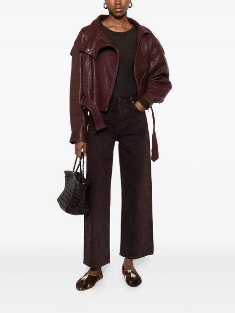 AGOLDE button-fastening jeans - Brown