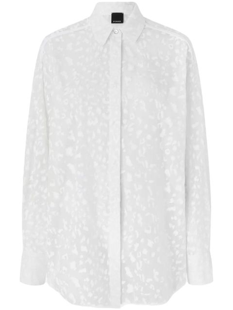 PINKO abstract-print shirt - White - zdjęcie produktu nr 1