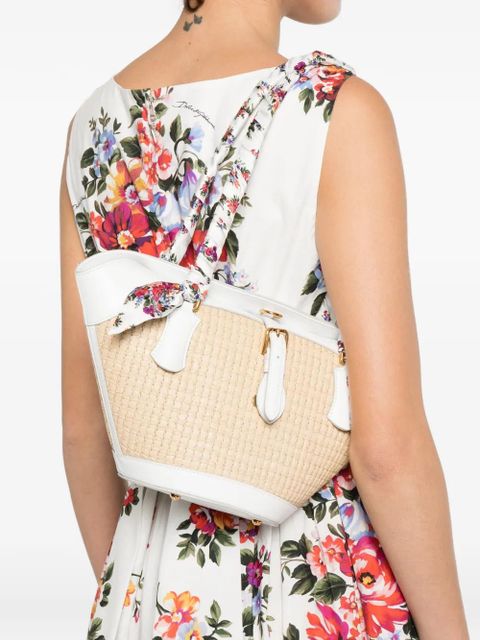 Dolce & Gabbana floral-handle tote bag - Neutrals - zdjęcie produktu nr 2