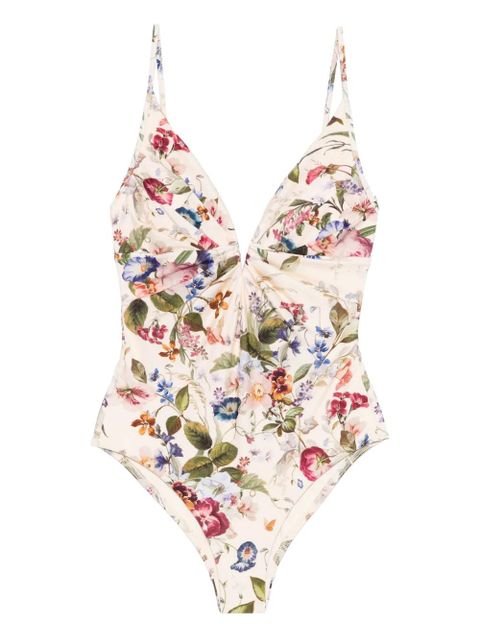 ZIMMERMANN floral-pattern swimsuit - Neutrals - zdjęcie produktu nr 1