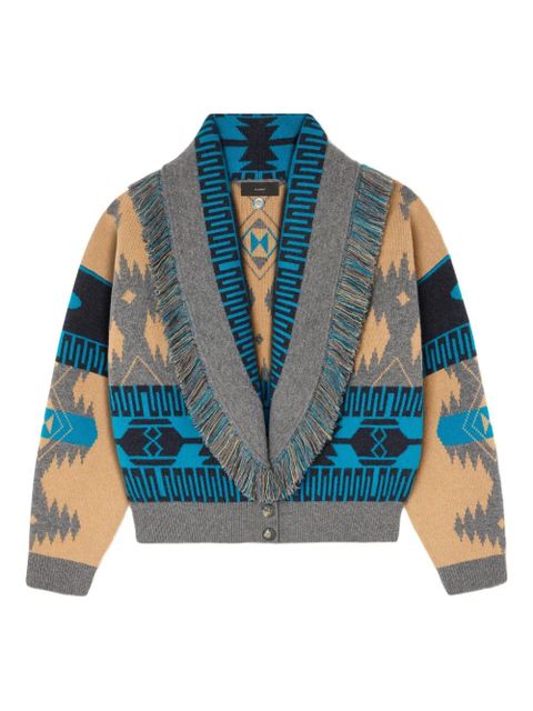 Alanui Icon jacquard fringe bomber jacket - Neutrals - zdjęcie produktu nr 1