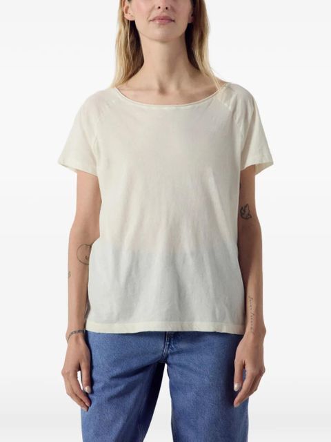 American Vintage Laloom boat-neck T-shirt - White