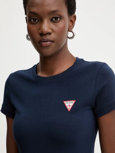 Guess t-shirt damski kolor granatowy W2YI44 J1314