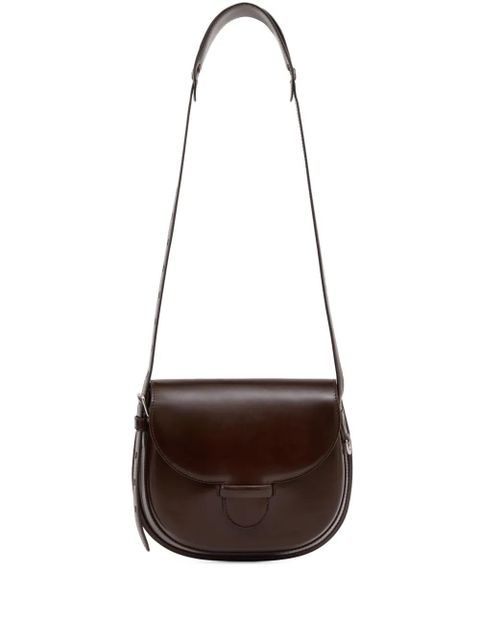 LEMAIRE Cartridge leather crossbody bag - Brown - zdjęcie produktu nr 1
