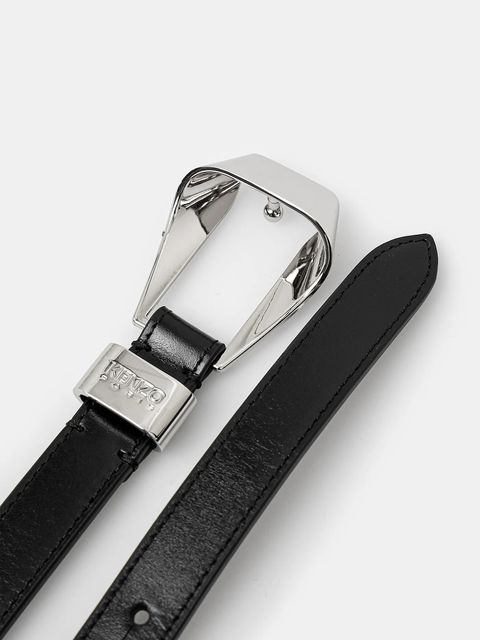 Kenzo pasek skórzany damski kolor czarny FE62CE040L03.AG - zdjęcie produktu nr 2