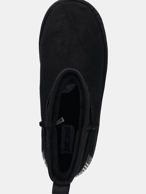 Just Cavalli śniegowce kolor czarny 79RA3S33ZSD42899