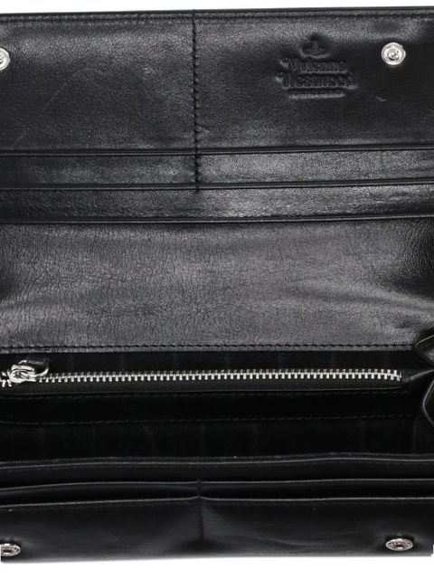 Vivienne Westwood Orb-plaque wallet - Black