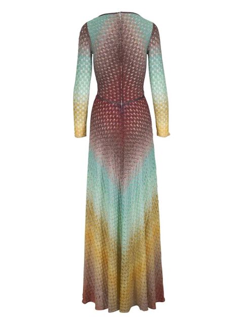 Missoni gradient-effect maxi dress - Red - zdjęcie produktu nr 2