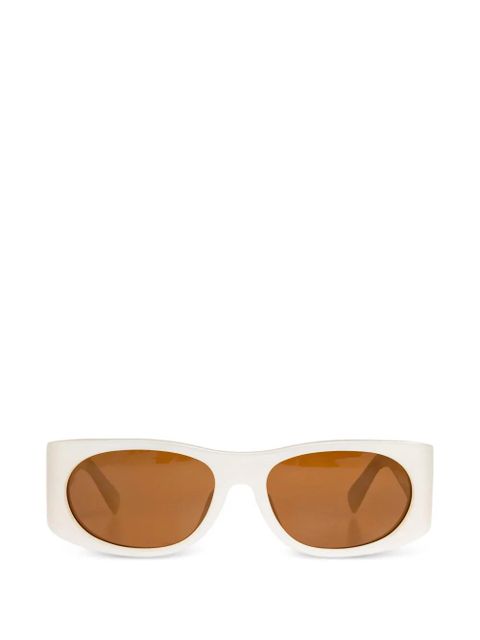 Jacquemus oval-frame sunglasses - Neutrals - zdjęcie produktu nr 1