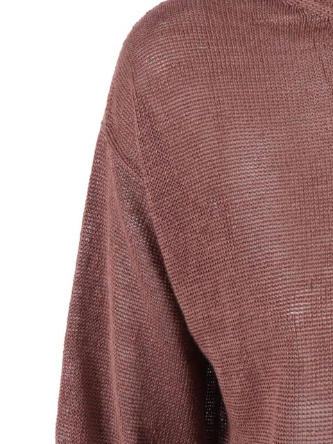 Weekend Max Mara round-neck knitted top - Brown