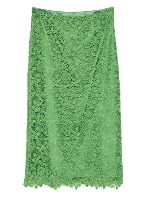Anna Sui floral lace skirt - Green - zdjęcie produktu nr 1