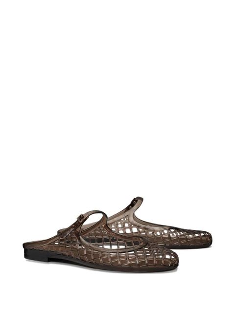 Tory Burch openwork jelly ballerina flats - Brown - zdjęcie produktu nr 1