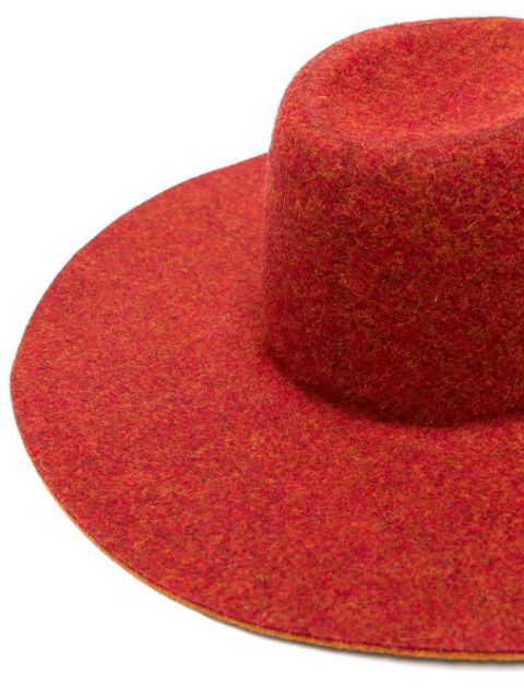 Ruslan Baginskiy wide-brim fedora hat - Red - zdjęcie produktu nr 2