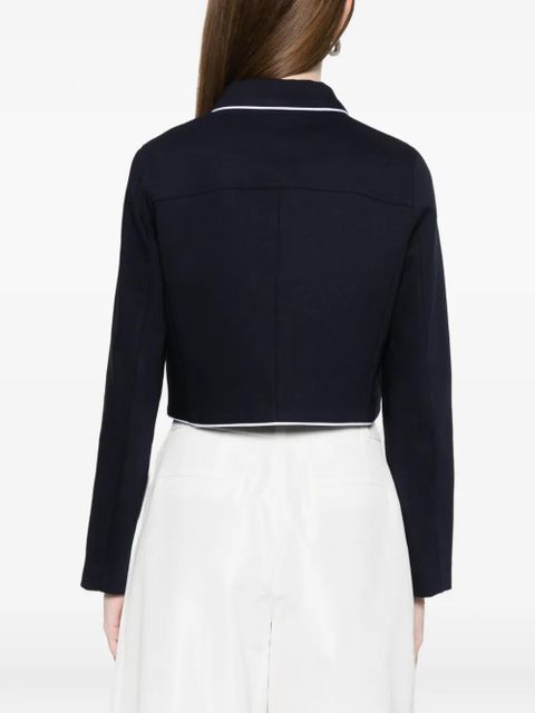 Maje Vussa button piped jacket - Blue
