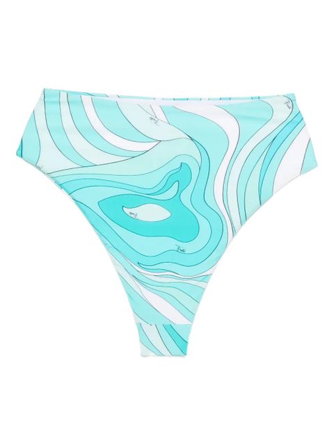 PUCCI high-waist bikini bottoms - Blue