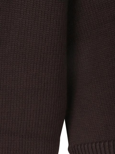 The Frankie Shop Rhea trapeze turtleneck sweater - Brown