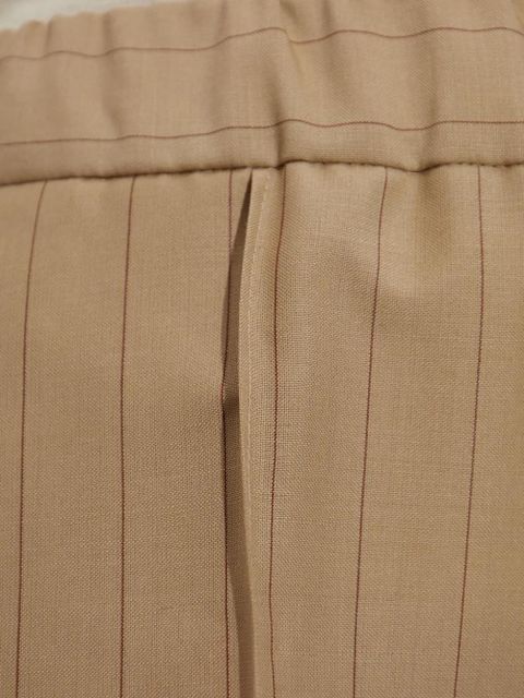 Jil Sander pinstripe elastic-waist trousers - Neutrals