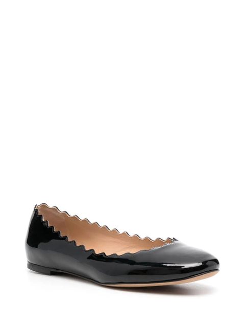 Chloé patent finish ballerina flats - Black - zdjęcie produktu nr 2