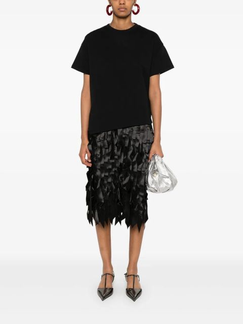 LOEWE Anagram-embroidered T-shirt - Black - zdjęcie produktu nr 2