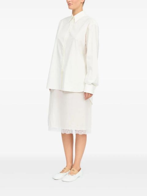 MM6 Maison Margiela midi shirt dress - Neutrals