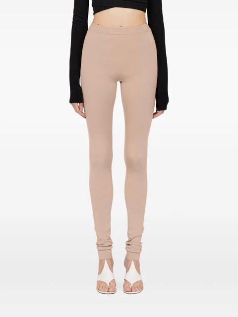 Ferragamo ribbed leggings - Pink