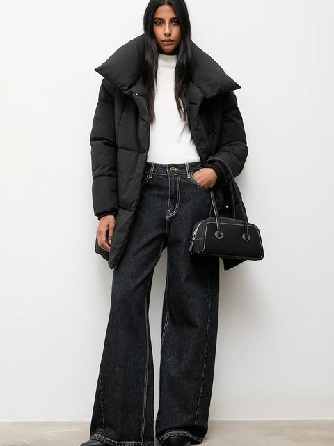 Answear.LAB jeansy damskie kolor granatowy - zdjęcie produktu nr 1